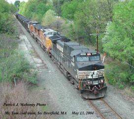 Photo of Mt. Tom coal train