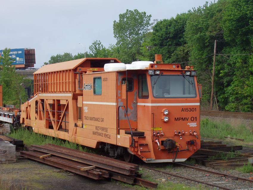 Photo of Amtrak  MPMV01 - #15301-Track maintenance vehicle