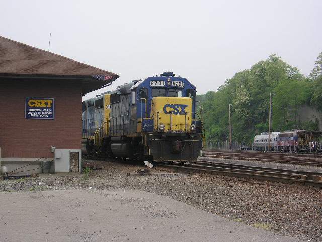 Photo of CSX GP40-2 6201 at Croton yard