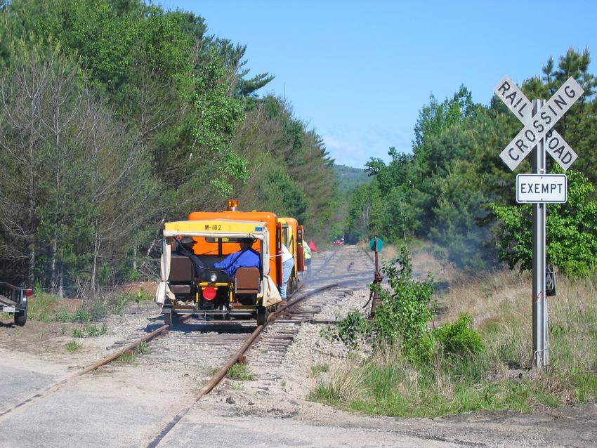 Photo of Heading north out of East Baldwin, ME on the Maine Central Mountain Division