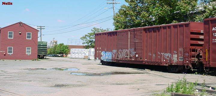 Photo of Boxcars in West Cambridge MA