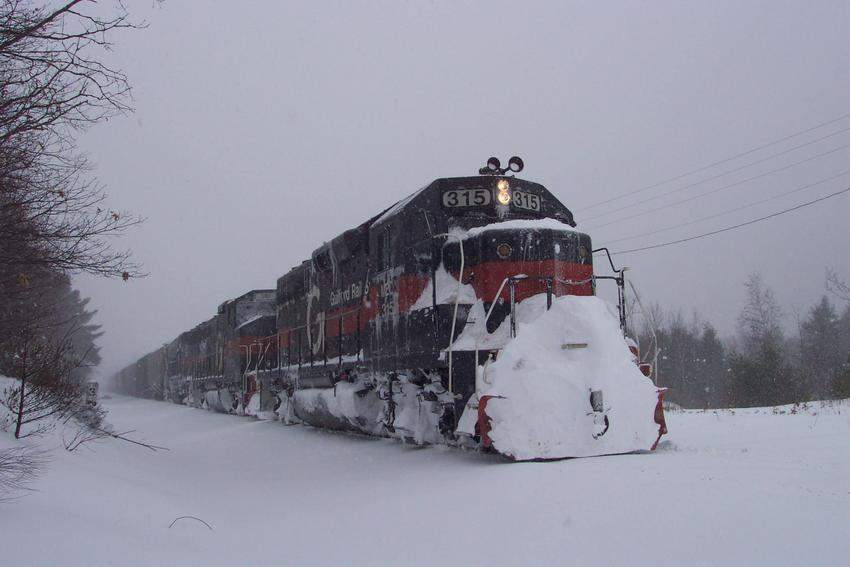 Photo of Snow on the Rumford Branch
