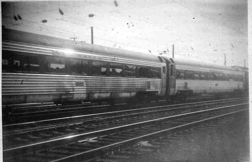 Photo of NYNHHRR New stainless steel coaches.ca. 1947-8