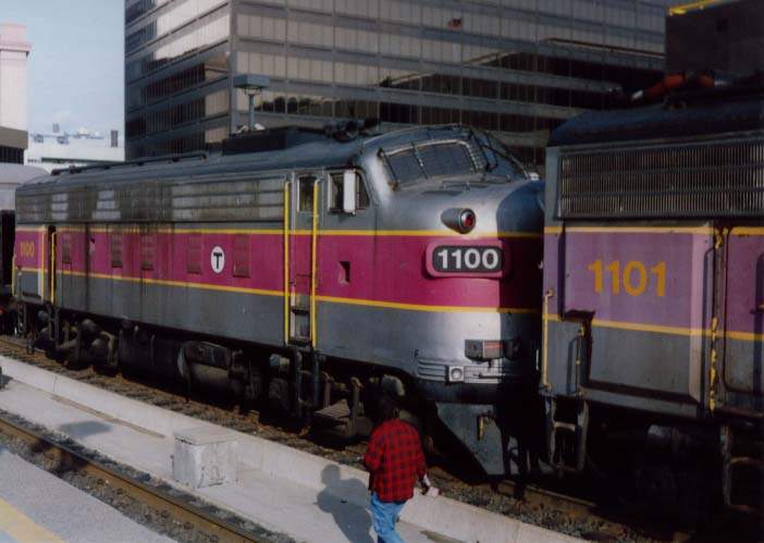Photo of MBTA 1100