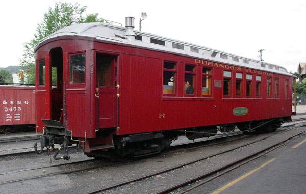 Photo of Parlor car in the coach yard