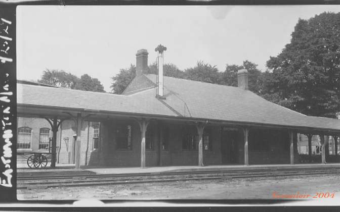 Photo of NYNHHRR-Easthampton, Ma. railroad station.