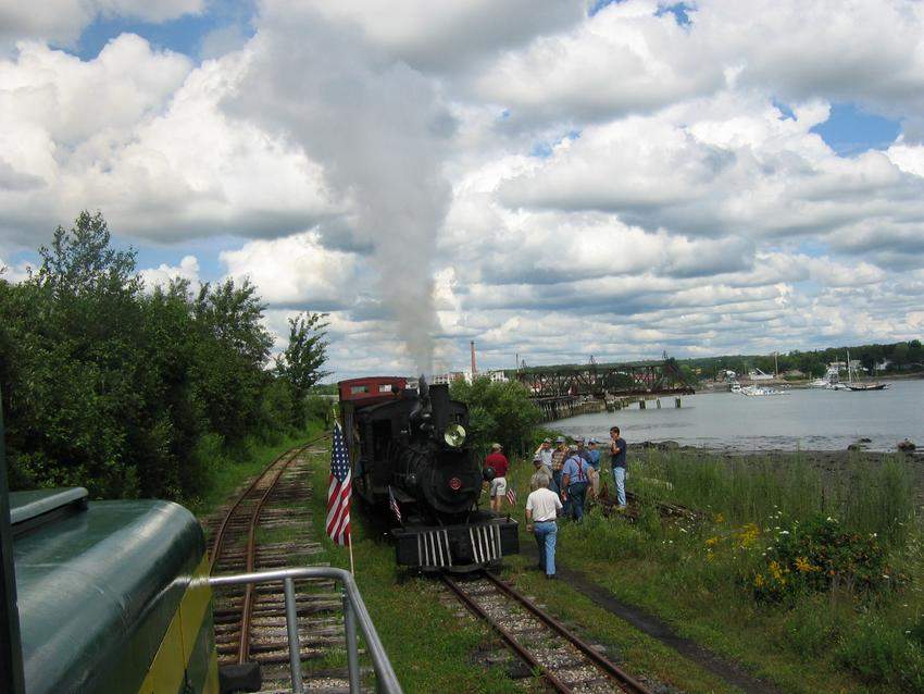 Photo of Steam is up!  Safety valve lifted