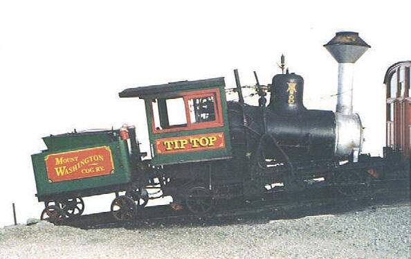 Photo of Cog railway locomotive #8