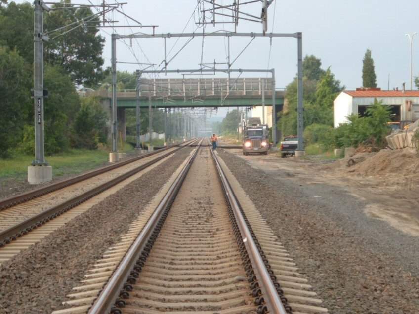 Photo of New track being built (2)