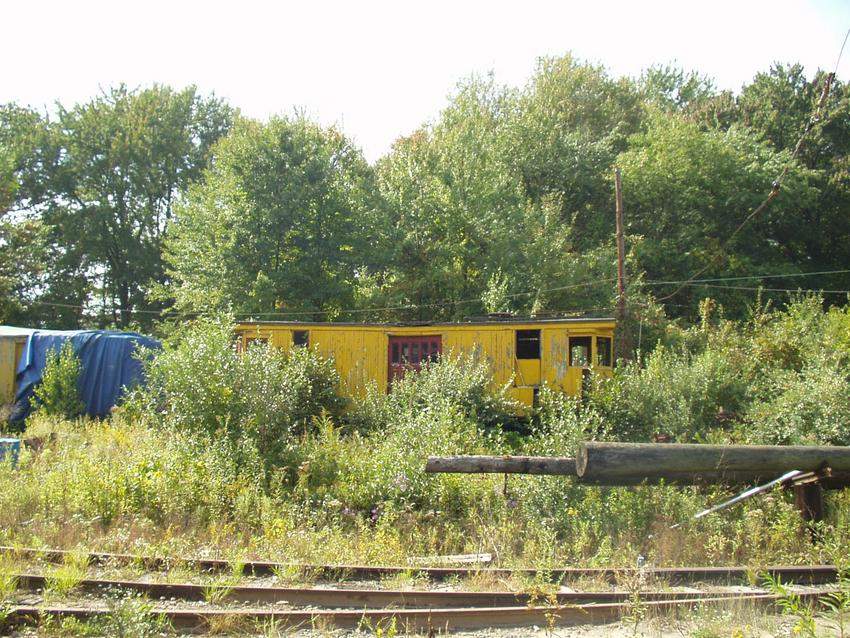 Photo of cars in front of north car barn
