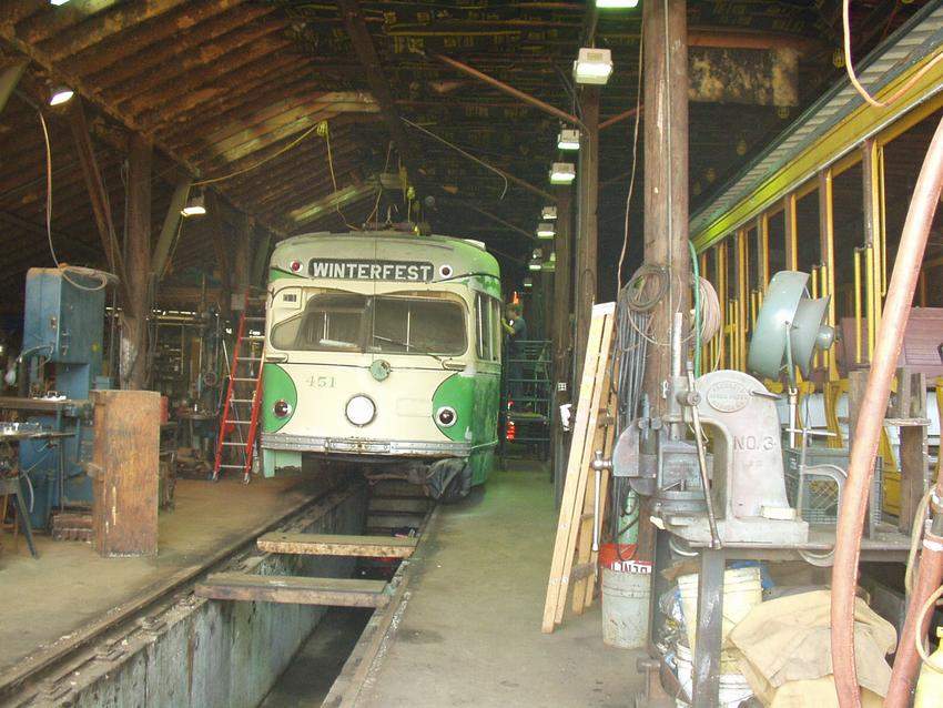 Photo of 451 in restoration shop