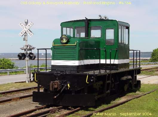 Photo of Old Colony & Newport Railway                       Restored Locomotive