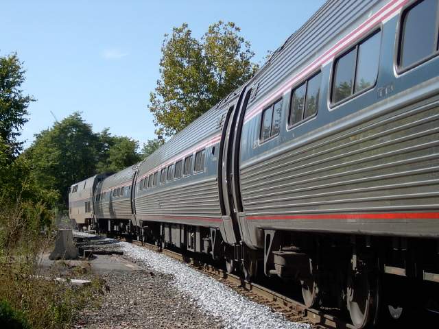 Photo of Amtrak at Amherst, Mass