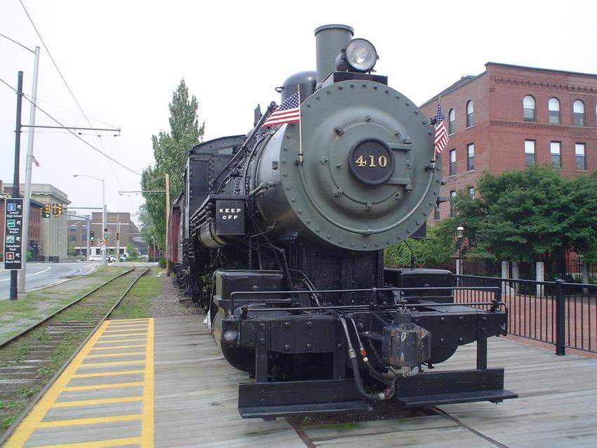 Photo of B & M Steam Engine at Lowell