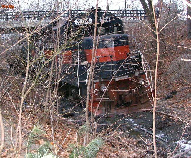 Photo of Guilford STUCK on the Watertown Branch PART 2