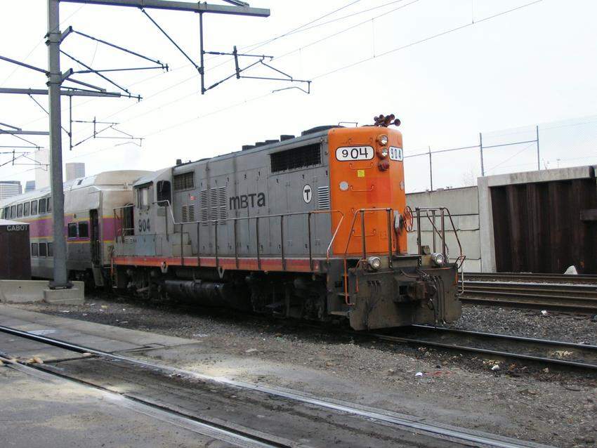 Photo of MBTA Work Locomotive 904