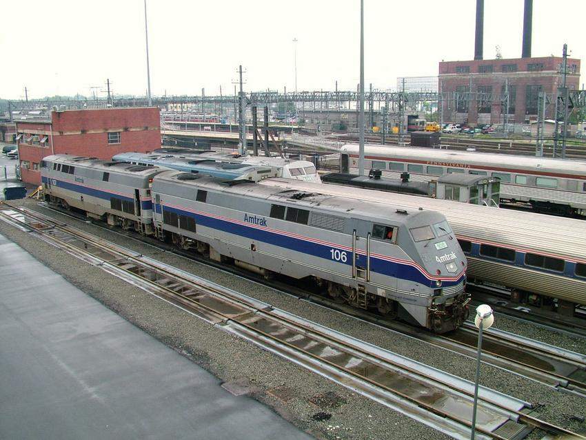 Photo of Amtrak P42DC 106 & 107