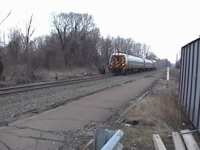 Photo of Amtrak arriving