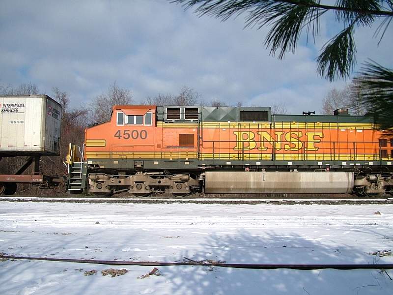 Photo of bnsf in the snow