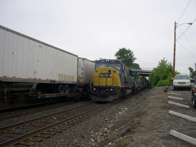 Photo of CSX passing each other