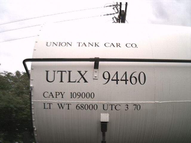 Photo of UTLX Tank Car