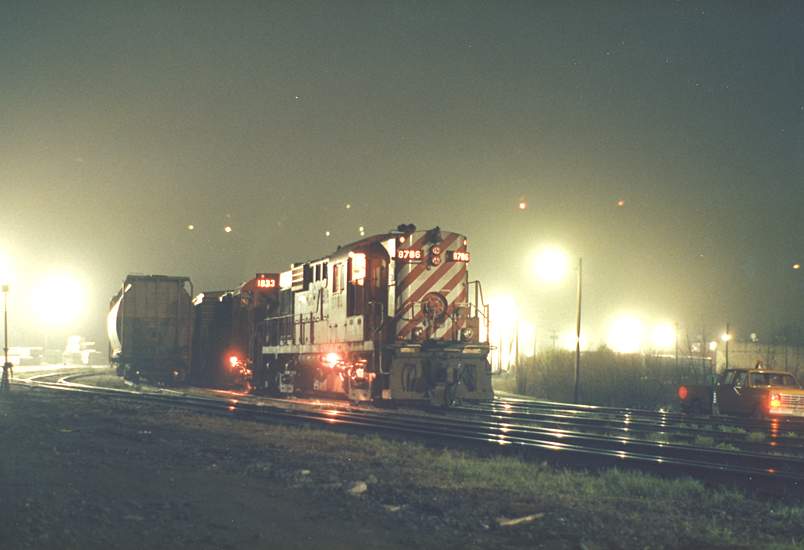Photo of CP Rail Farnham Turn at Newport, Vermont May 1988