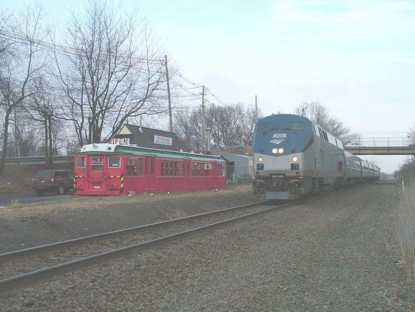 Photo of Amtrak P42DC 106 at Trackside Pizza