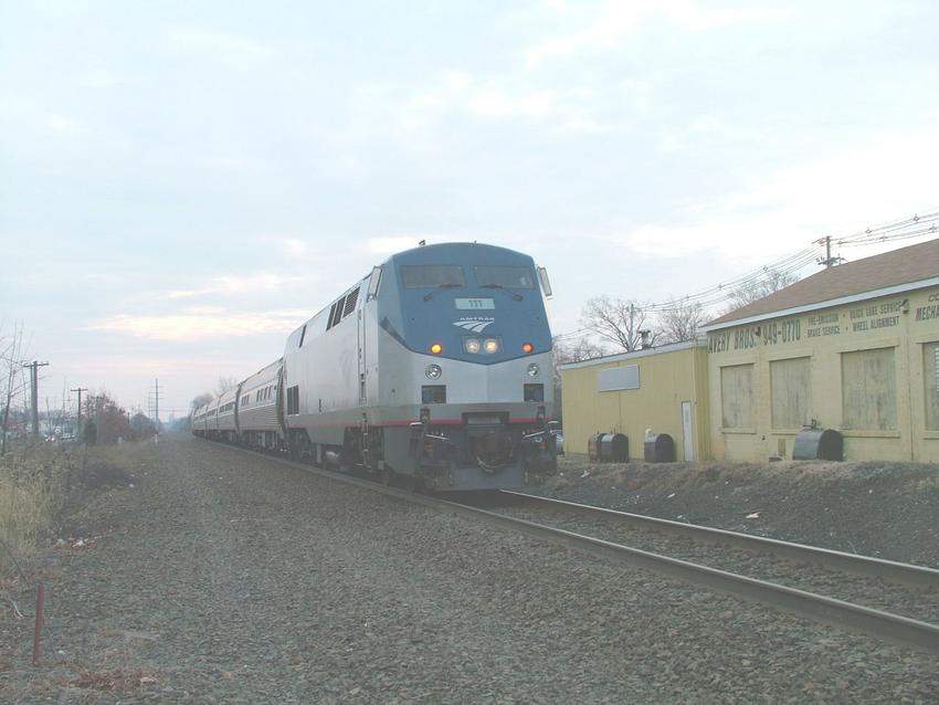 Photo of Amtrak P42DC 111 at Trackside Pizza
