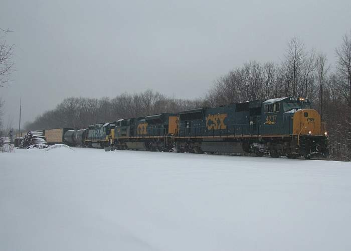 Photo of EMD's in the Snow