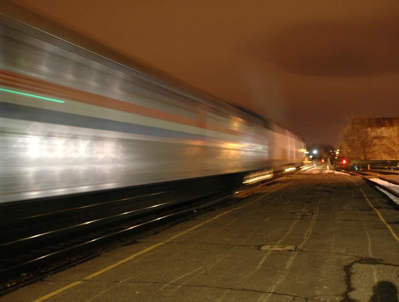 Photo of Amtrak #448 heads for Boston