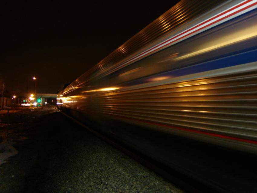 Photo of Amtrak Regional #142 in Windsor Locks CT.