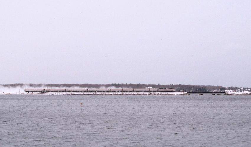 Photo of Snowy Shore Line