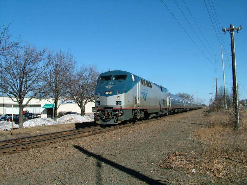 Photo of Amtrak P42DC 131 at Toelles Road