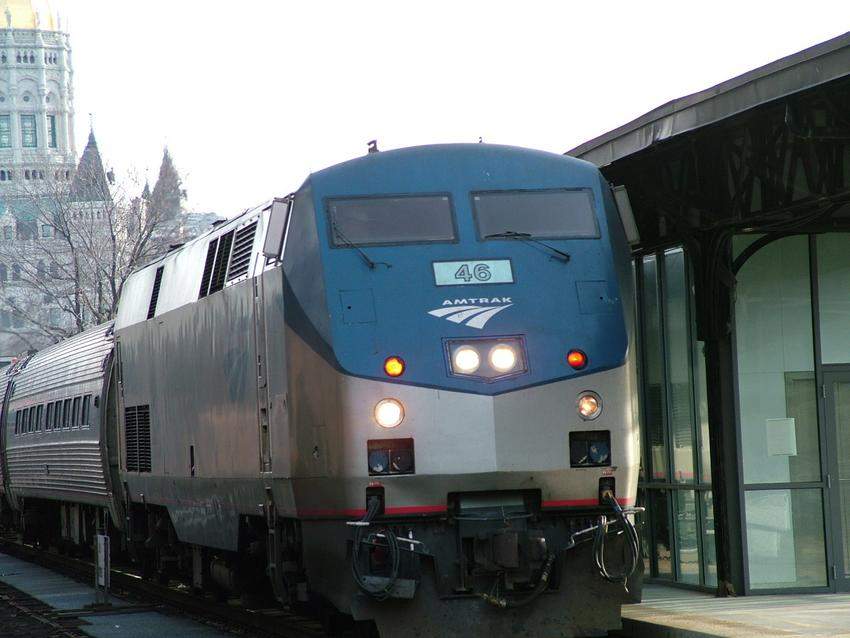 Photo of Amtrak P42DC 46 at Hartford, Conn