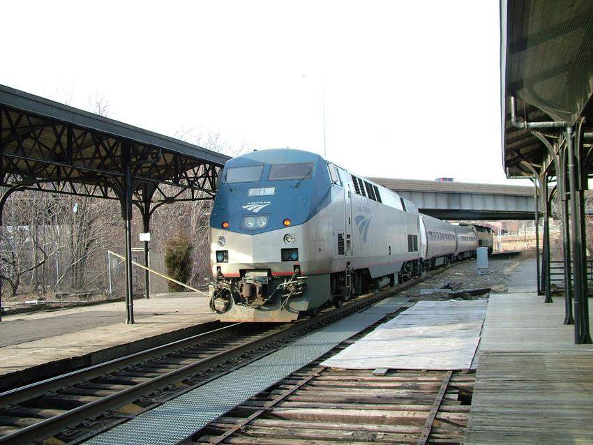 Photo of Amtrak P42DC 11 at Hartford, Conn