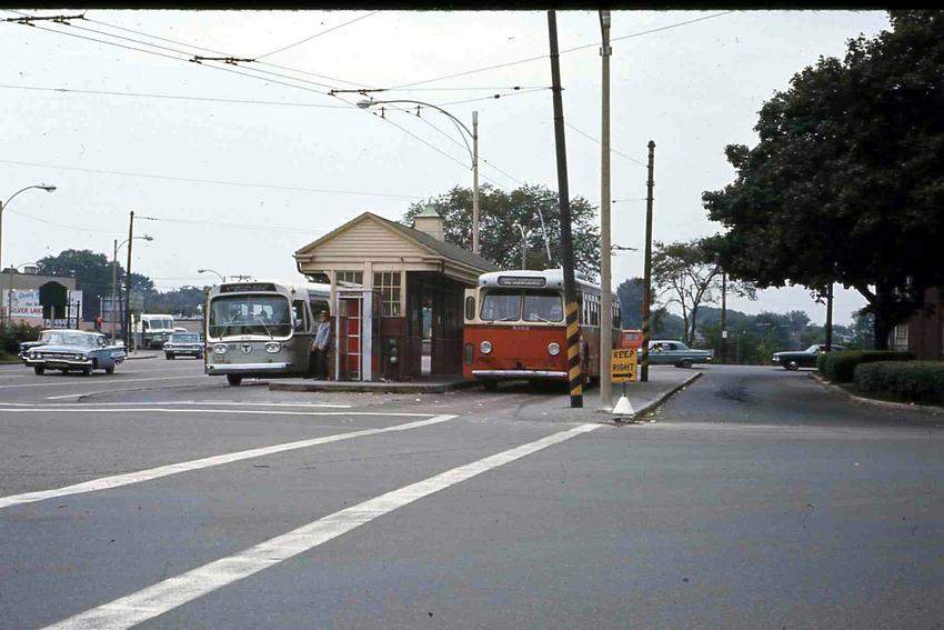 Photo of Trolley Bus & Diesel Bus 1968