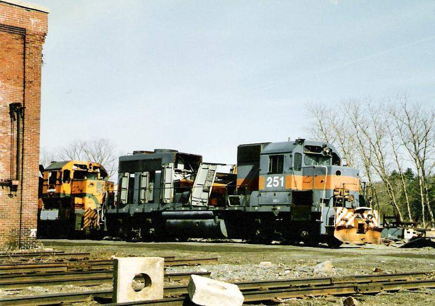 Photo of MEC #251 stored at Waterville