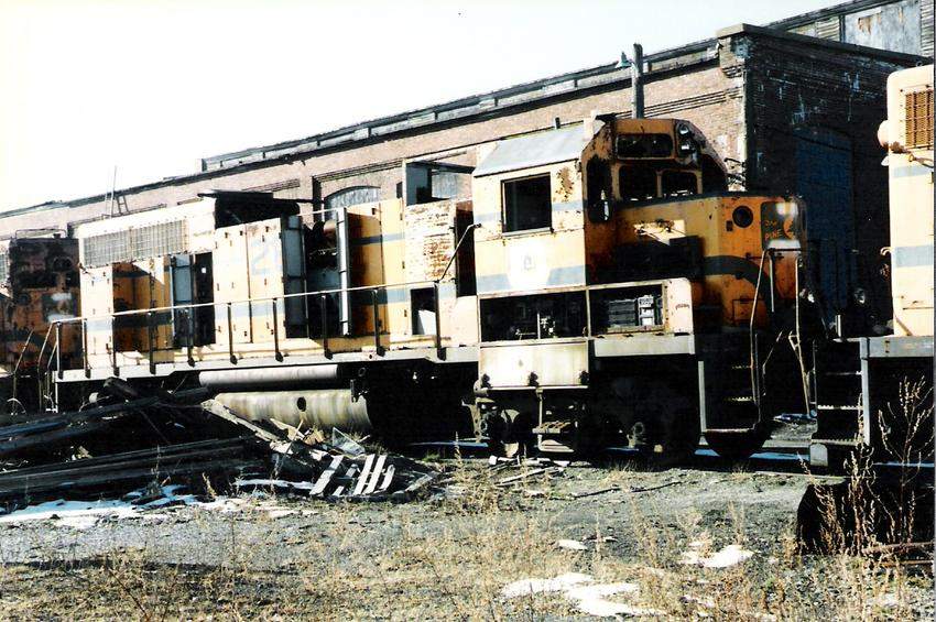Photo of B+M #262 stored at Waterville