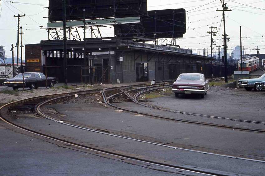 Photo of View of Lechmere station and trackage.
