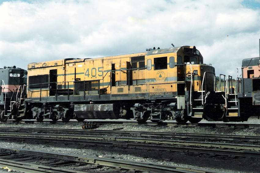 Photo of MEC #405 stored in the Waterville deadlines