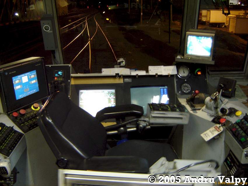 Photo of RG 311 Loram Rail Grinder Inside Cab - 1