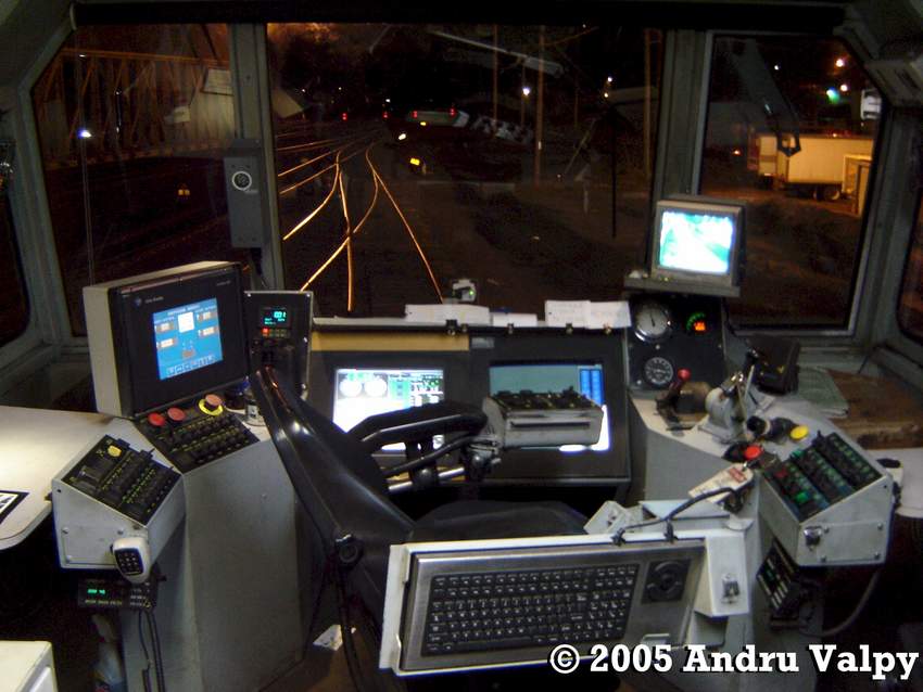 Photo of RG 311 Loram Rail Grinder Inside Cab - 2