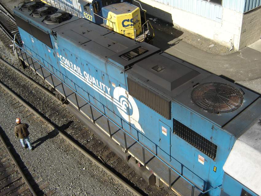Photo of Derailed CSX SD50 (Former Conrail)-1