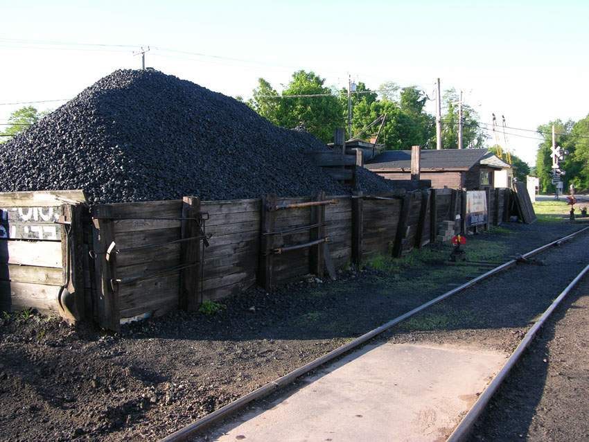 Photo of coal bin