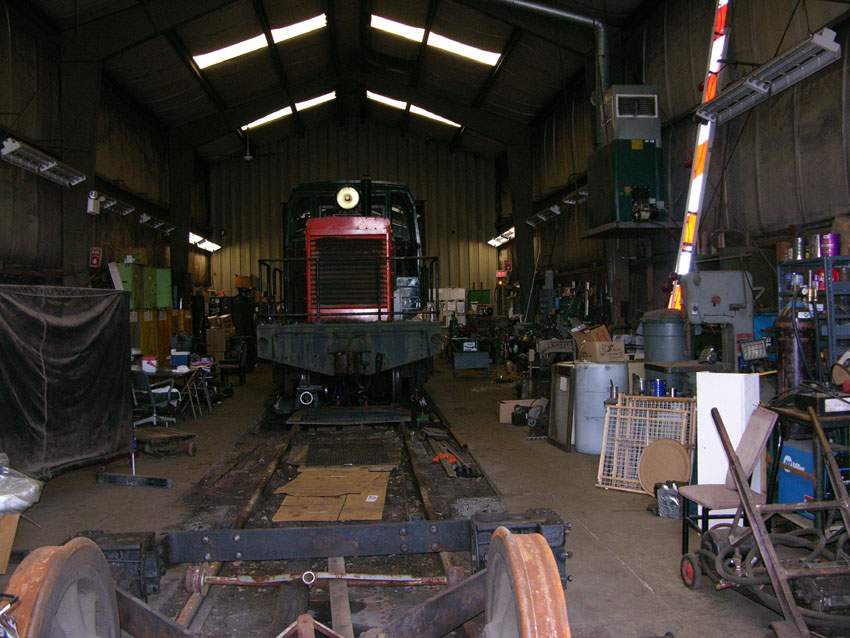 Photo of Inside Essex engine shed