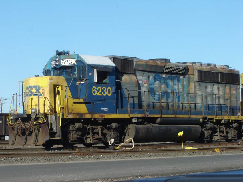 Photo of P730 at the West Springfield Yard