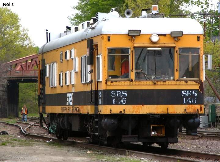 Photo of Sperry Rail Service car #146 at Ayer MA #2