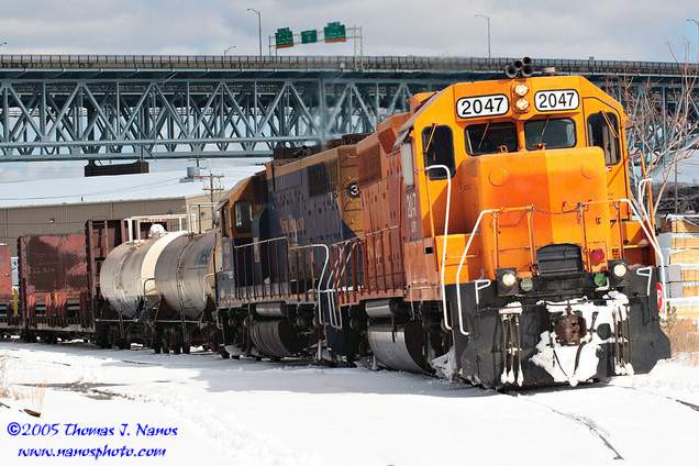 Photo of NECR train 608 in New London, CT