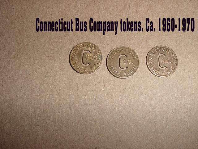 Photo of NYNHHRR-Connecticut Bus Company Copper tokens
