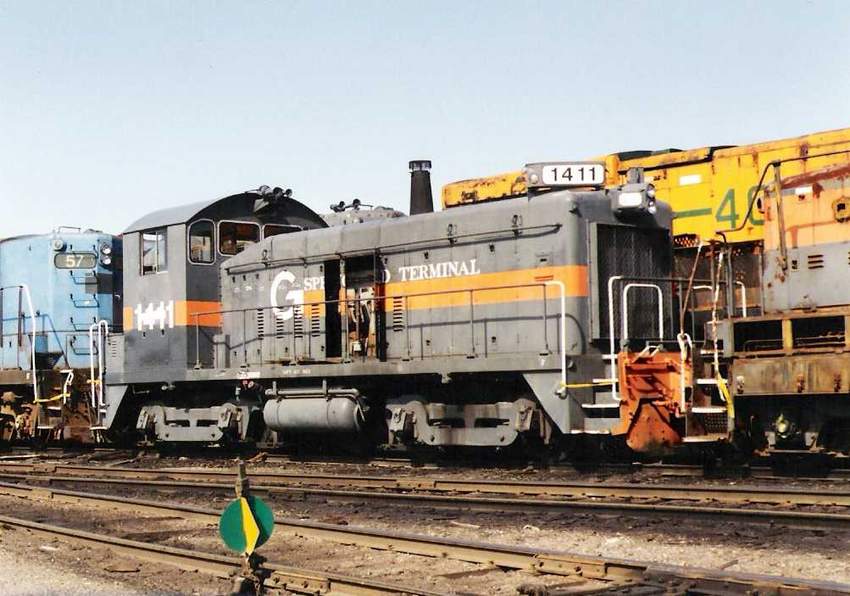 Photo of ST #1411 retired in the Waterville deadlines